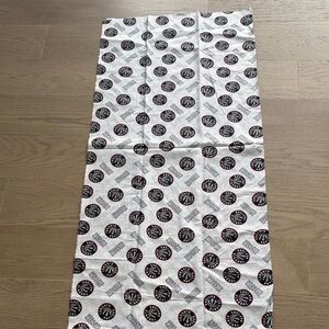 White, Black And Red Raptors Fabric/ Material.